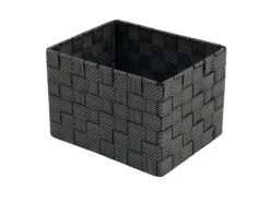 Ablagekorb 18 x 23 cm Schwarz/ Weiß
