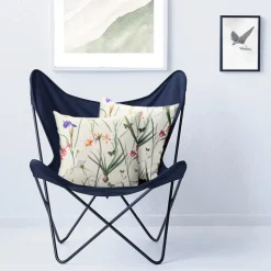 APELT Kissenhülle FRÜHJAHRSBLÜTEN-MOTIV 40x40cm mehrfarbig