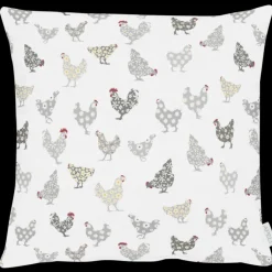 APELT Kissenhülle HÜHNER ALL-OVER 49x49cm mehrfarbig