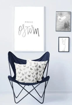 APELT Kissenhülle HÜHNER ALL-OVER 49x49cm mehrfarbig