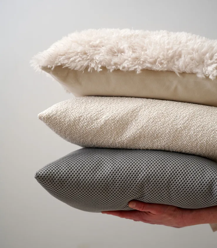 APELT Kissenhülle MILES 46 x 46 cm grau