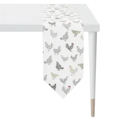 APELT Tischband HÜHNER ALL-OVER 25x175cm mehrfarbig