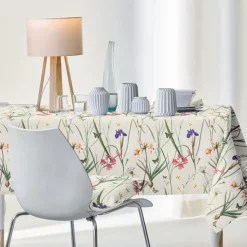 APELT Tischdecke FRÜHJAHRSBLÜTEN-MOTIV 88x88cm mehrfarbig