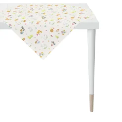 APELT Tischdecke HÄSCHEN & FRÜHSTÜCKSD. ALL-OVER 88x88cm mehrfarbig