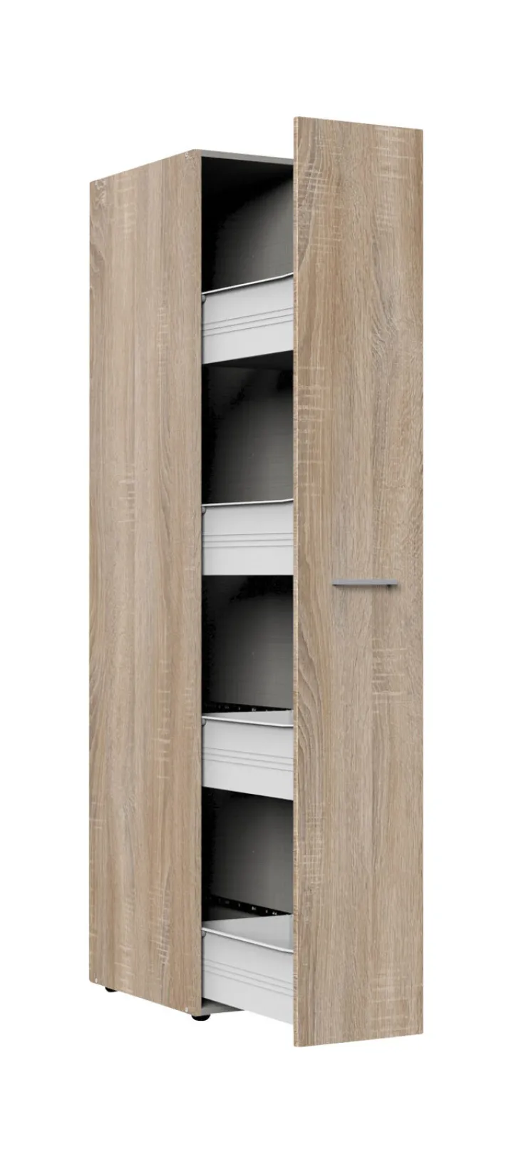 QUARTIER Apothekerschrank 30 x 185 cm braun