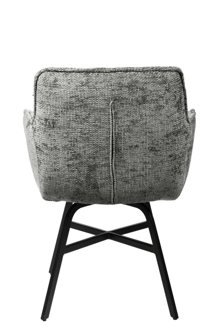 Armlehnenstuhl CARLOS dunkelgrau