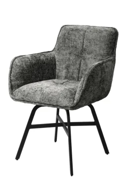 Armlehnenstuhl CARLOS dunkelgrau
