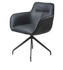 QUARTIER Armlehnstuhl BALTIMORE anthrazit/schwarz