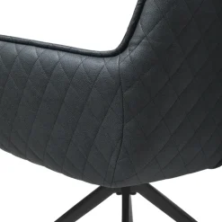 QUARTIER Armlehnstuhl BALTIMORE anthrazit/schwarz