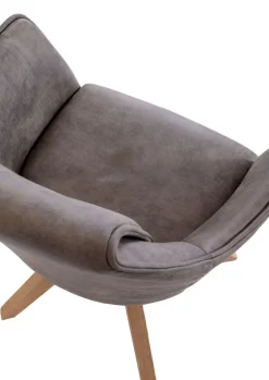 Armlehnstuhl CAJUS braun