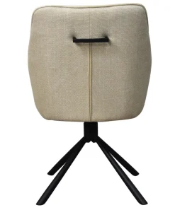 QUARTIER Armlehnstuhl ESTHER beige-braun/schwarz