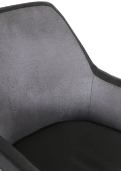 INTERhome Armlehnstuhl FLOYD hell-/dunkelgrau/schwarz