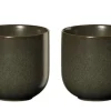 ASA Becher COPPA 2er Set - je 200 ml nori-grün