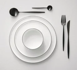 ASA Brotteller OCO ligne noire 6er Set 14,5 cm Keramik