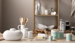 ASA Butterdose GRANDE 8 x 5 x 10.5 cm Keramik weiß