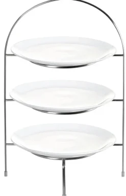 ASA Etagere 3-stöckig 49 cm silberfarbig