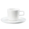 ASA Kaffeetasse OCO mit Untertasse 6er Set Weiß Keramik