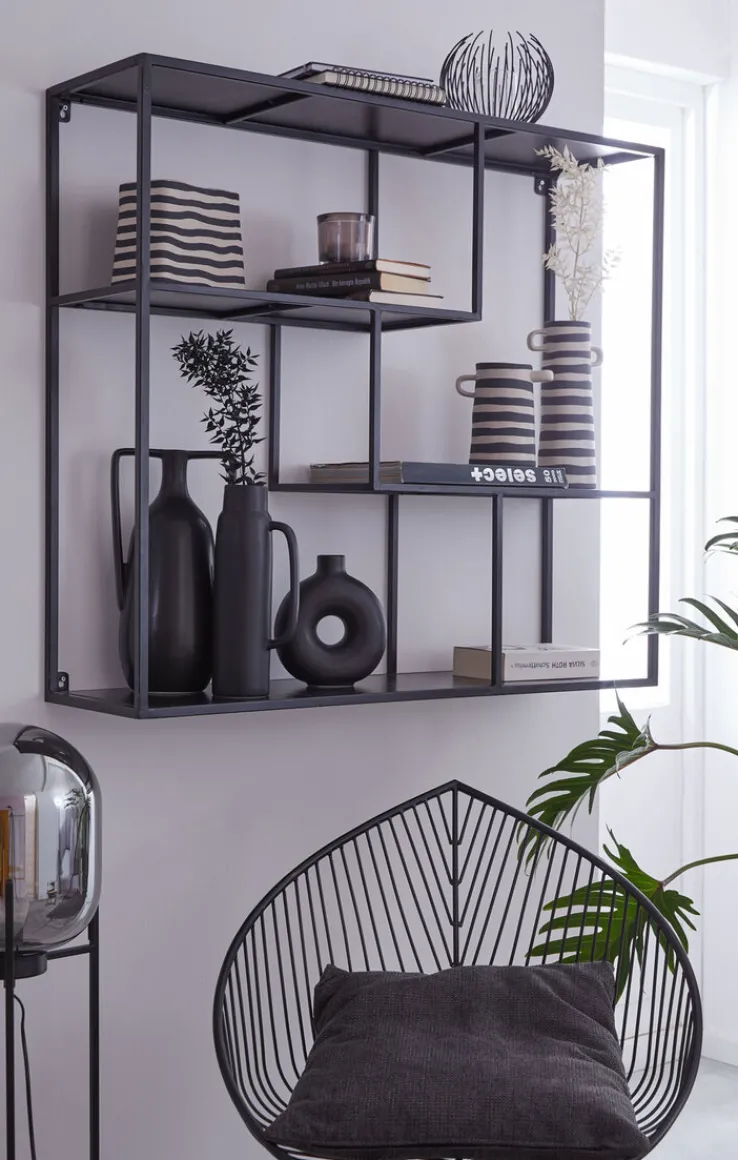 ASA Vase RAYU rechteckig 17 cm naturfarbig gestreift