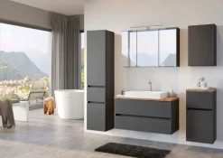 Bad-Hängeschrank BREGENZ grau