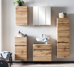 Bad-Hängeschrank BRÜGGE braun