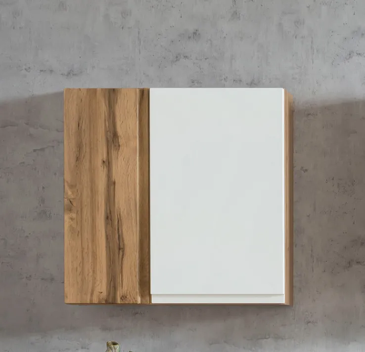 Bad-Hängeschrank GENT weiß/braun 64cm