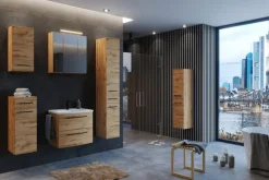 Bad-Hängeschrank LIMBURG braun 30cm