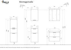 Bad-Hängeschrank LÜTTICH weiß