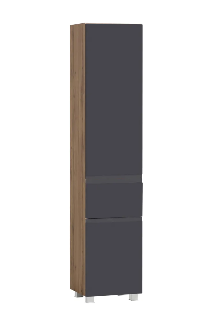 Bad-Hochschrank GENT grau