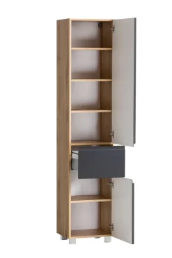 Bad-Hochschrank GENT grau
