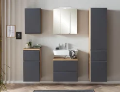 Bad-Hochschrank GENT grau