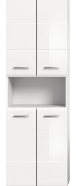 QUARTIER Bad-Hochschrank LOGAN weiß