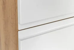 Bad-Seitenschrank GENT weiß/braun 65cm