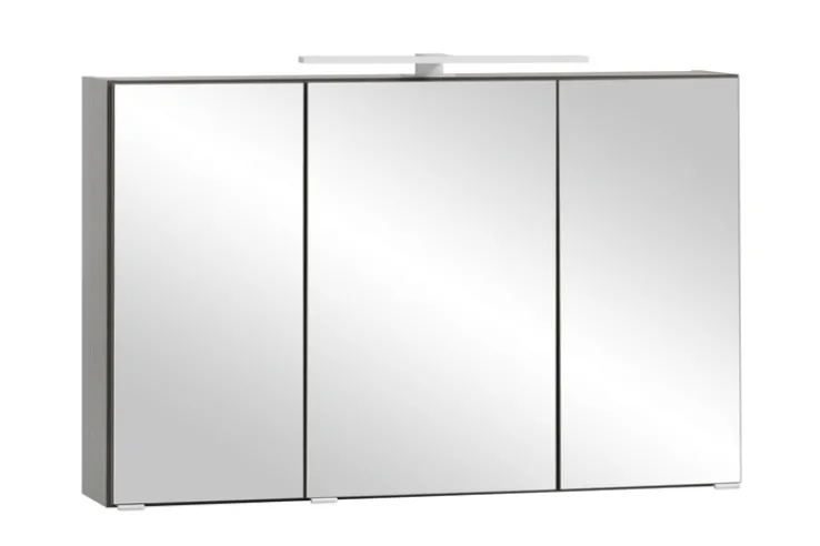Bad-Spiegelschrank BRÜGGE grau 100cm