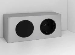 Bad-Spiegelschrank BRÜGGE grau 100cm