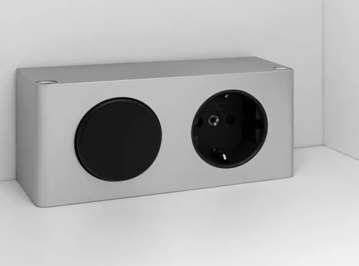 Bad-Spiegelschrank BRÜGGE grau 100cm