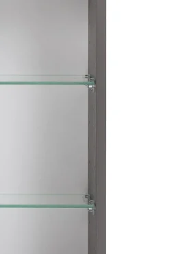 Bad-Spiegelschrank BRÜGGE grau 100cm