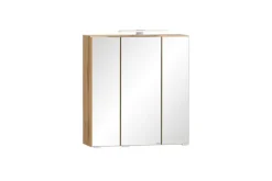 Bad-Spiegelschrank GENT weiß/braun 60cm