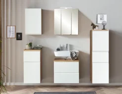 Bad-Spiegelschrank GENT weiß/braun 60cm