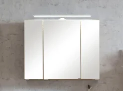 Bad-Spiegelschrank GENT weiß/braun 80cm