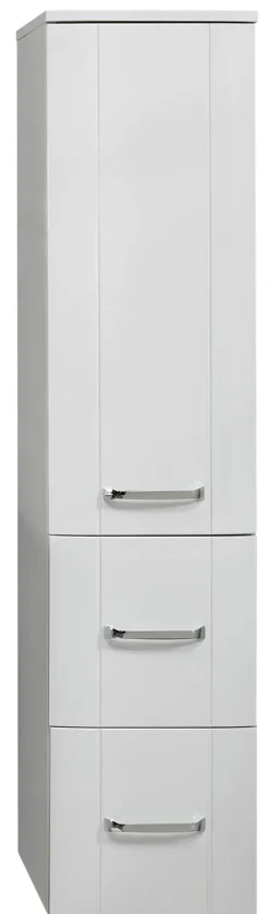 Bad-Unterschrank 3006 Weiß Hochglanz/Schneeweiß ca. 30/75/38cm