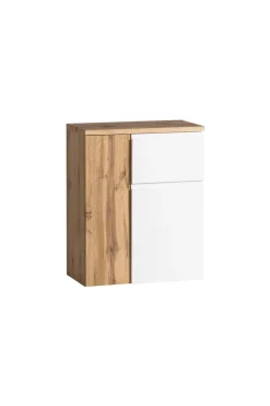 Bad-Unterschrank GENT weiß/braun 65cm