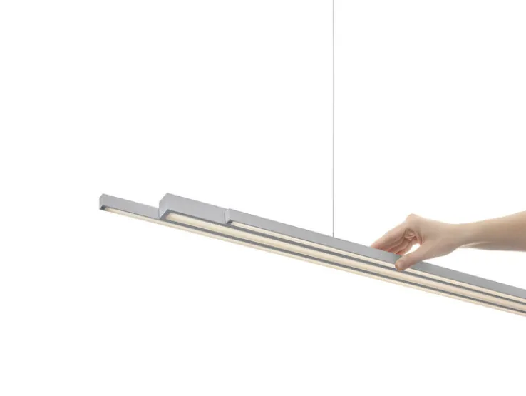 BANKAMP LED Balkenpendel LIGHTLINE IV alufarbig