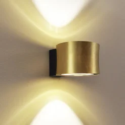 BANKAMP LED Wandlampe IMPULSE goldfarbig