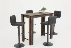 QUARTIER Barhocker AMANDA M 2er Set schwarz