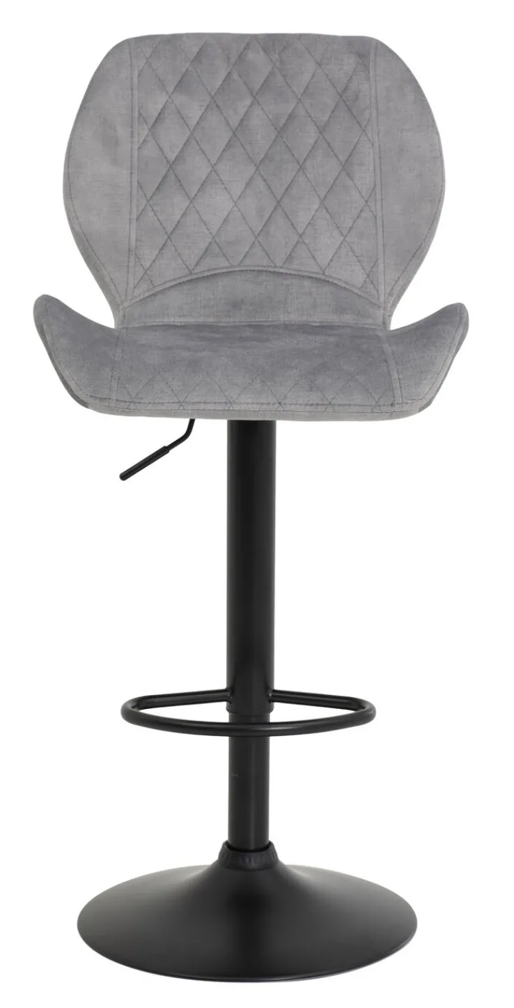 QUARTIER Barhocker BECKY 2er Set grau