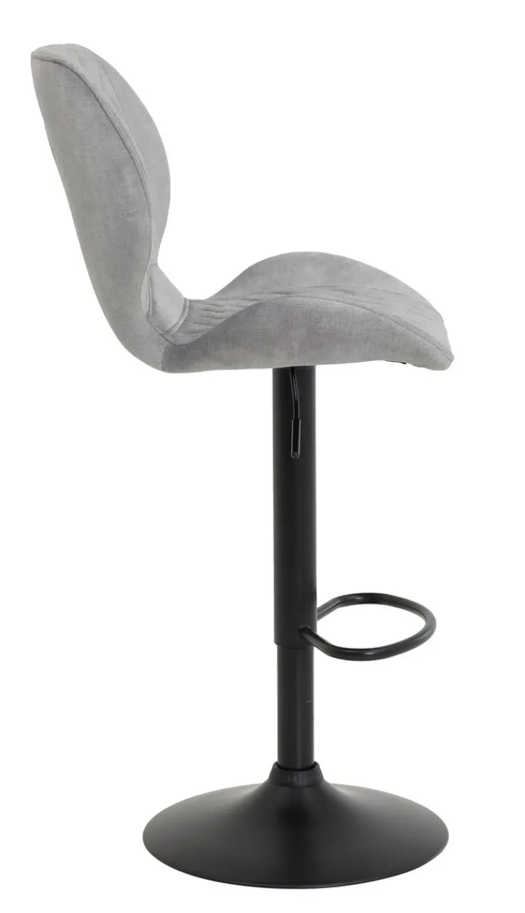 QUARTIER Barhocker BECKY 2er Set grau