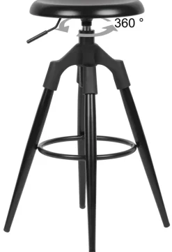 Barhocker Metall schwarz