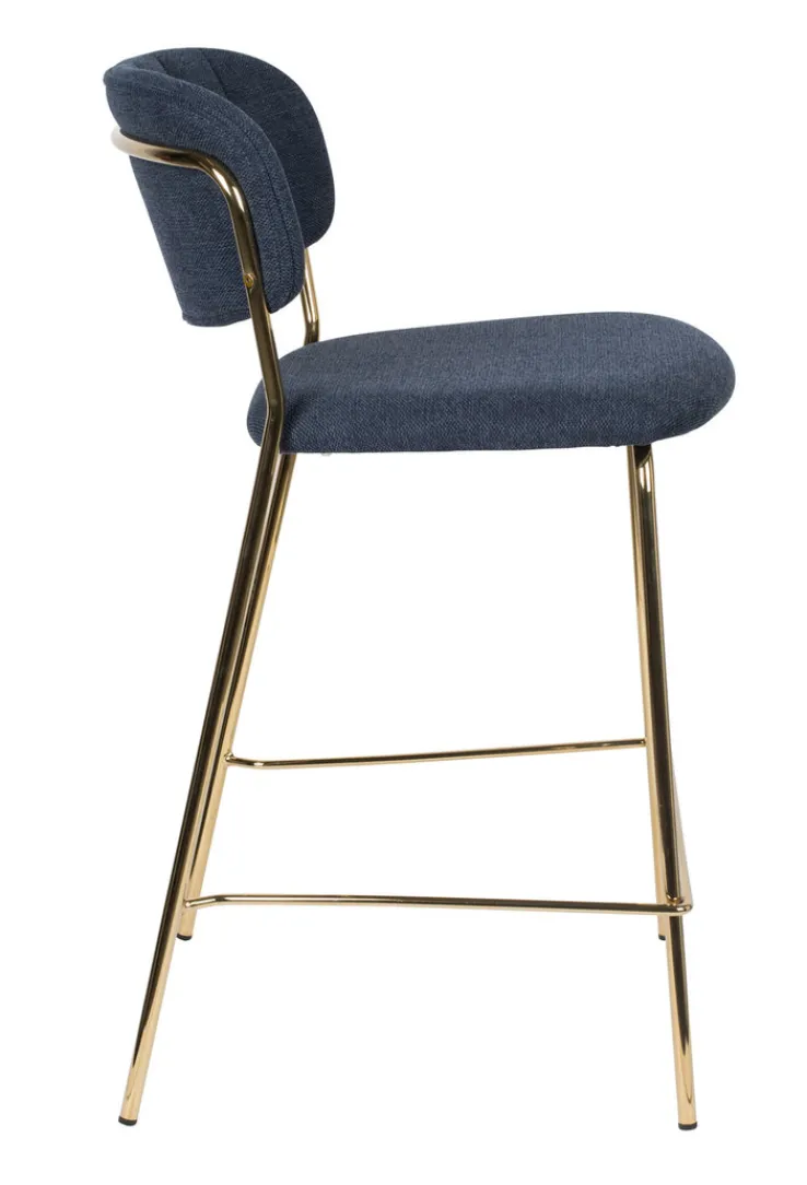 QUARTIER Barstuhl JOLIEN 2er Set dunkelblau