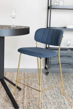 QUARTIER Barstuhl JOLIEN 2er Set dunkelblau