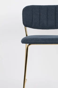 QUARTIER Barstuhl JOLIEN 2er Set dunkelblau